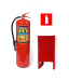 Комплект огнетушитель ОВП-4 летний + подставка П-15 + знак F04